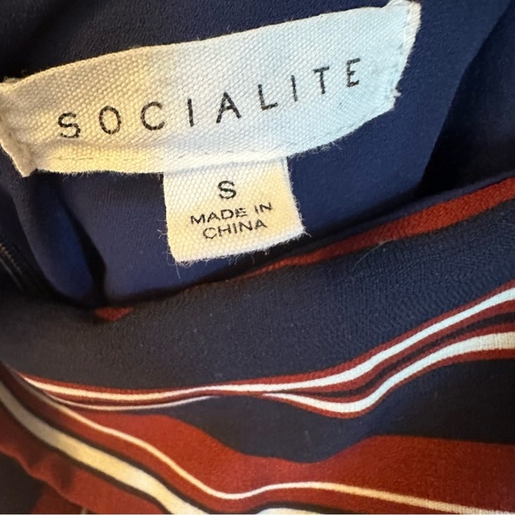 Socialite Wide Leg Trouser Capri Jumpsuit  Sz S - Picture 6 of 7